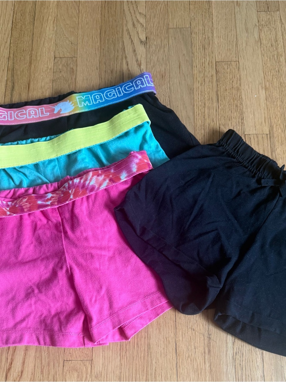 💕3 for $15💕Kids Shorts - Black, Pink, Teal